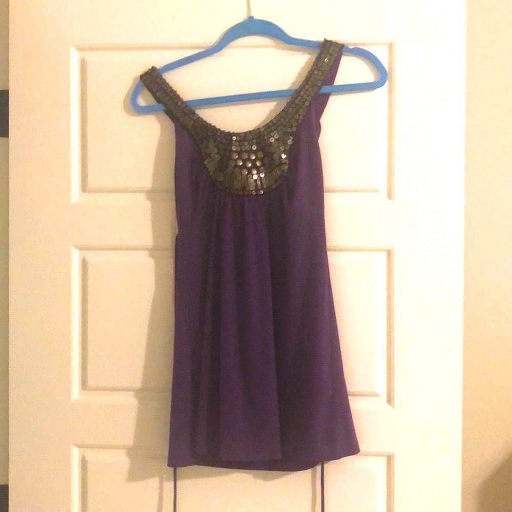 Purple shirt